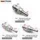 EPMAN AN6/AN8 Flare Male Bulkhead To 5/16" Or 3/8" Hose Barb Fitting Adapter Aluminium For Fuel Pump Tank Vehicle Modified EPMAN AN6/AN8 Flare Male Bulkhead To 5/16" Or 3/8" Hose Barb Fitting Adapter Aluminium For Fuel Pump Tank Vehicle Modified