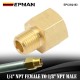 EPMAN Reducer Pipe Adapter 1/4" NPT Female To 1/8" NPT Male Brass Fitting Water Air Gas EPCGQ183