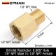 EPMAN 1/8" NPT Restrictor Fitting Extensions,Equal Male NPT Female NPT in Brass, American Male-Female Adapters EPCGQ184 EPMAN 1/8" NPT Restrictor Fitting Extensions,Equal Male NPT Female NPT in Brass, American Male-Female Adapters EPCGQ184
