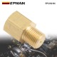 EPMAN 1/8" NPT Restrictor Fitting Extensions,Equal Male NPT Female NPT in Brass, American Male-Female Adapters EPCGQ184 EPMAN 1/8" NPT Restrictor Fitting Extensions,Equal Male NPT Female NPT in Brass, American Male-Female Adapters EPCGQ184
