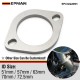 EPMAN Universal Exhaust Flange 2" 2.25" 2.5" 2.75" 3" Catback Exhaust 2 Blots Downpipe Muffler Cat Weldable EPCGQ205H EPMAN Universal Exhaust Flange 2" 2.25" 2.5" 2.75" 3" Catback Exhaust 2 Blots Downpipe Muffler Cat Weldable EPCGQ205H