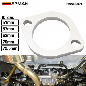 EPMAN Universal Exhaust Flange 2" 2.25" 2.5" 2.75" 3" Catback Exhaust 2 Blots Downpipe Muffler Cat Weldable EPCGQ205H
