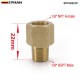 EPMAN 1/8" BSPT Male to 1/8" NPT Female Gauge Sensor Sender Thread Adapter Reducer EPCGQ219