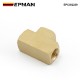 EPMAN Brass Tee Fitting 1/8" X 1/8" X 1/8" NPT Female Pipe Fittings For Vacuum Line, Fuel Pump, Oil Cooler EPCGQ239