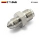 EPMAN -3AN Male To 7/16-24 Male Stainless Steel Concave Seat Inverted Flare Adapter Fitting For 1/4" Brake Line EPCGQ245