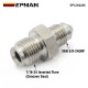 EPMAN -3AN Male To 7/16-24 Male Stainless Steel Concave Seat Inverted Flare Adapter Fitting For 1/4" Brake Line EPCGQ245 EPMAN -3AN Male To 7/16-24 Male Stainless Steel Concave Seat Inverted Flare Adapter Fitting For 1/4" Brake Line EPCGQ245