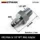 EPMAN Straight AN3 Male To 1/8" NPT Male Stainless Steel 304 Adaptor Fitting Connector Oil Restrictor Adapter EPCGQ54