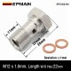 EPMAN Performance Banjo Bolt Single Stainless Steel 7/16" x 20 UNF, -4 AN JIC / -3 AN / M10 / M12 Turbo Brake Line Universal EPMAN Performance Banjo Bolt Single Stainless Steel 7/16" x 20 UNF, -4 AN JIC / -3 AN / M10 / M12 Turbo Brake Line Universal