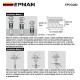EPMAN Fitting Reducer Metric M10X1.25 Male to M8X1.25 Female Stainless Steel 304 Thread Adapter Bushing EPCGQ82 EPMAN Fitting Reducer Metric M10X1.25 Male to M8X1.25 Female Stainless Steel 304 Thread Adapter Bushing EPCGQ82