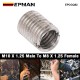 EPMAN Fitting Reducer Metric M10X1.25 Male to M8X1.25 Female Stainless Steel 304 Thread Adapter Bushing EPCGQ82 EPMAN Fitting Reducer Metric M10X1.25 Male to M8X1.25 Female Stainless Steel 304 Thread Adapter Bushing EPCGQ82