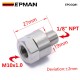 EPMAN 1/8" NPT Male to M10x1.0 Female Stainless Steel Oil Pressure Gauge Flare Union Adapter EPCGQ91