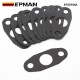 EPMAN 10 PCS Turbo Gaskets T3 T4 Turbine Oil Drain Gaskets Oil Feed Return Hose Drain Pipe Gasket EPZDP28A