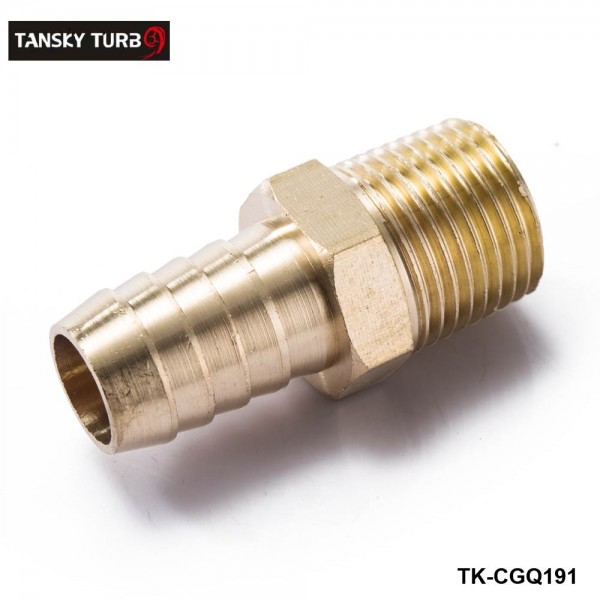 TANSKY -Brass 1/2" MNPT X 5/8" Hose Barb Fitting For BMW VW AUDI Vacuum Line/Fuel Pump/Oil Cooler TK-CGQ191 TANSKY -Brass 1/2" MNPT X 5/8" Hose Barb Fitting For BMW VW AUDI Vacuum Line/Fuel Pump/Oil Cooler TK-CGQ191