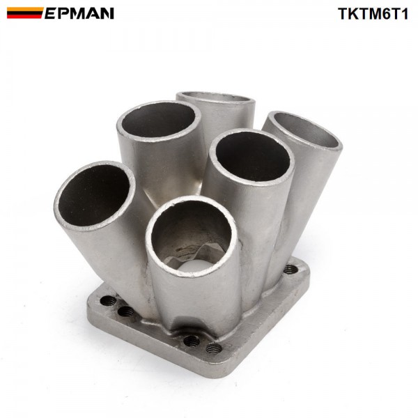 EPMAN Cast Stainless Steel 6-1 4-1 Turbo Header Manifold Merge Collecttor T3 T4 Flange