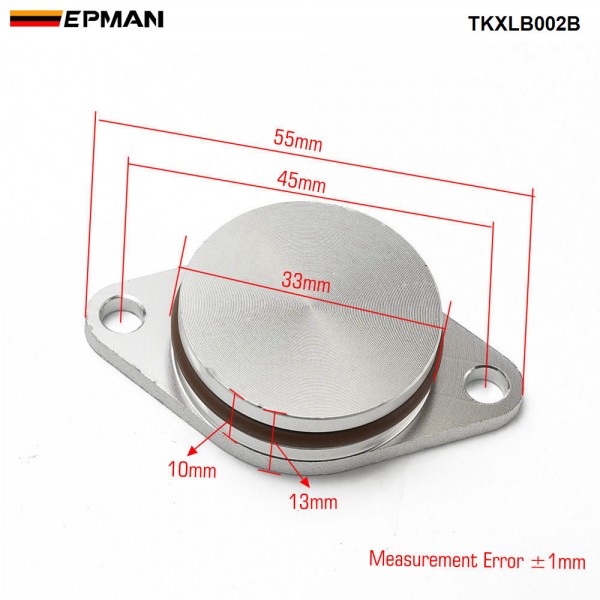 EPMAN 1 x 33mm Aluminium Swirl Flap Removal Replacement Blanks Blanking Bung For BMW X3 E83 Diesel Intake Manifold TKXLB002B EPMAN 1 x 33mm Aluminium Swirl Flap Removal Replacement Blanks Blanking Bung For BMW X3 E83 Diesel Intake Manifold TKXLB002B