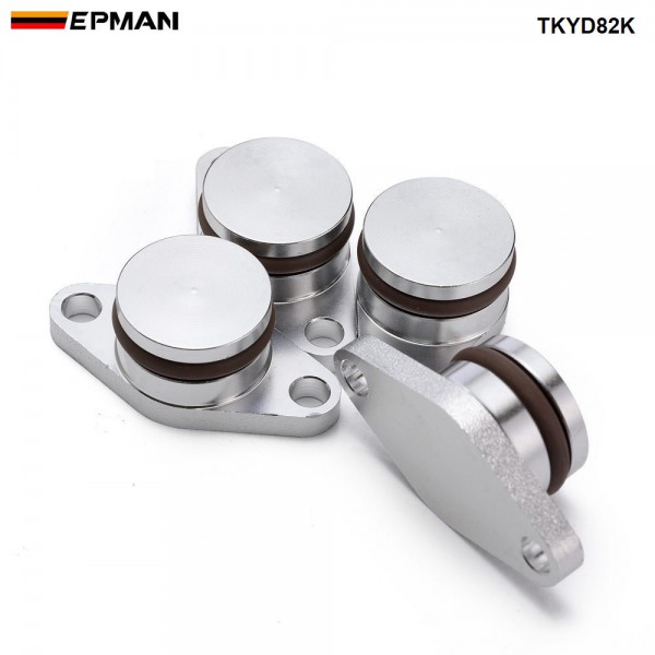 EPMAN 4 x 22mm Aluminium Swirl Flap Removal Repair Kit With Intake Manifold Gasket For BMW 320d 330d 520d 525d 530d TKYD82K