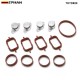 EPMAN 4 x 22mm Aluminium Swirl Flap Removal Repair Kit With Intake Manifold Gasket For BMW 320d 330d 520d 525d 530d TKYD82K