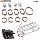 EPMAN 4 x 22mm Aluminium Swirl Flap Removal Repair Kit With Intake Manifold Gasket For BMW 320d 330d 520d 525d 530d TKYD82K