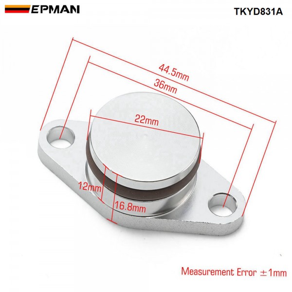 EPMAN 6 x 22mm Aluminium Swirl Flap Removal Repair Kit W Gaskets For BMW E46 E39 E90 E39 / E60 / E61 Intake Manifold TKYD831A