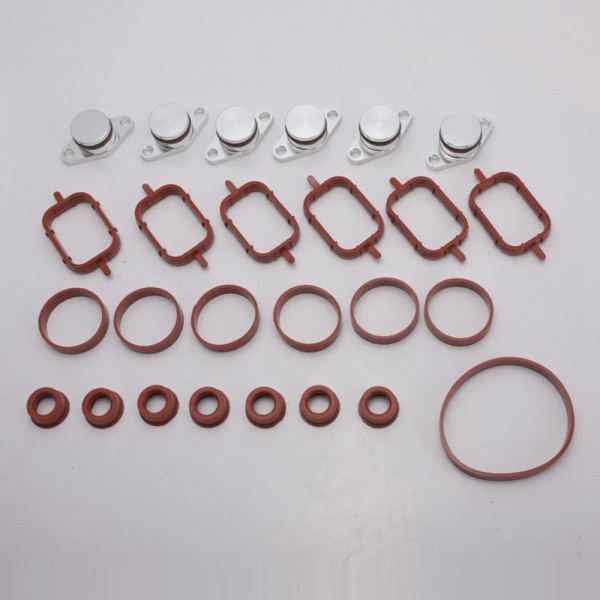 EPMAN 6 x 22mm Aluminium Swirl Flap Removal Repair Kit W Gaskets For BMW E46 E39 E90 E39 / E60 / E61 Intake Manifold TKYD831A