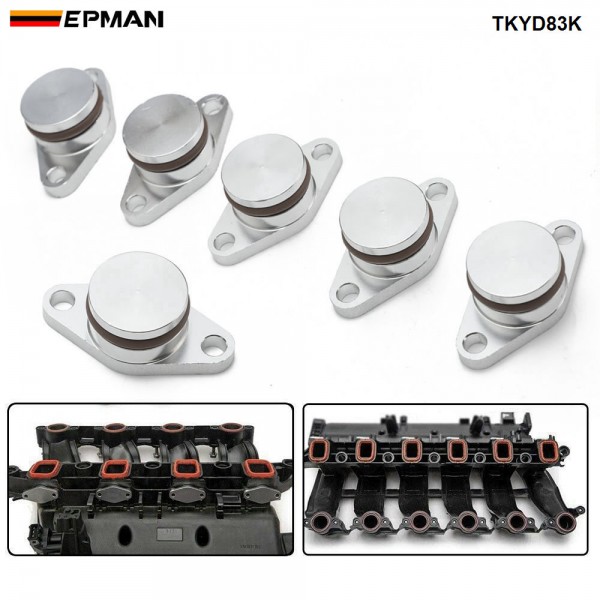 EPMAN Swirl Flap Removal Repair Kit With Intake Manifold Gasket 6 x 22mm For BMW 320d 330d 520d 525d 530d TKYD83K