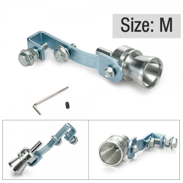 EPMAN 1PC Universal Car Turbo Sound Whistle Muffler Exhaust Pipe Blow off Vale BOV Simulator Whistler Size S/M/L/XL EPMAN 1PC Universal Car Turbo Sound Whistle Muffler Exhaust Pipe Blow off Vale BOV Simulator Whistler Size S/M/L/XL