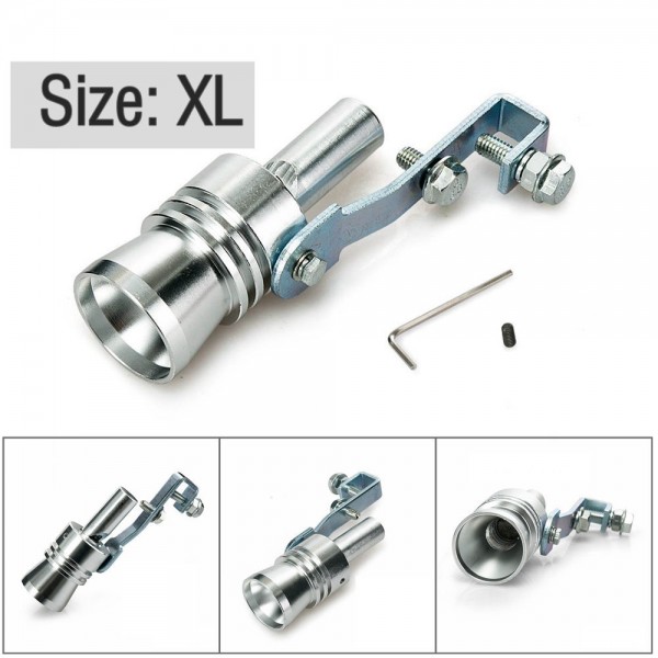 EPMAN 1PC Universal Car Turbo Sound Whistle Muffler Exhaust Pipe Blow off Vale BOV Simulator Whistler Size S/M/L/XL EPMAN 1PC Universal Car Turbo Sound Whistle Muffler Exhaust Pipe Blow off Vale BOV Simulator Whistler Size S/M/L/XL