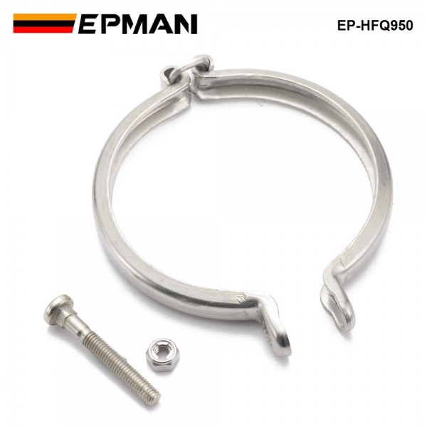 EPMAN Turbocharger Turbine Exhaust Stainless Steel Clamp V-Band CHRA Turbo Flange 95mm Flange for Toyota CT26 CT20 EP-HFQ950