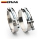 EPMAN 1Pair/Set 31mm-113mm Stainless Steel Silicone Turbo Hose Coupler T Bolt Super Clamps For 1.25",1.5", 1.75", 2.0", 2.25", 2.5", 2.75", 3.0", 3.5", 4" Silicone Hose