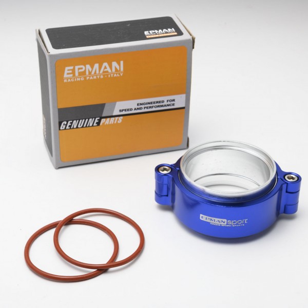 EPMAN HD Exhaust V-band Clamp w Flange System Assembly Anodized Clamp For 2.0", 2.5", 2.75", 3.0", 3.5" or 4.0" OD Turbo Dump Pipe EPKKA