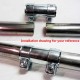 TANSKY 304 Stainless Steel Muffler Clamp Exhaust Butt Joint Pipe Clamps 51mm 58mm 60mm 70mm 64mm 76mm 89mm 