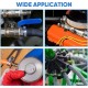 EPMAN 100PCS/LOT Screw Worm Drive Hose Clamp 201 Stainless Steel Hose Hoop Pipe Clamp Clip