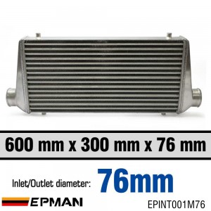 EPMAN Intercooler + Pipings + Silicone Hose +T-Bolt Clamps For Subaru WRX Impreza GC8 95-00 EP-SBIK002Q