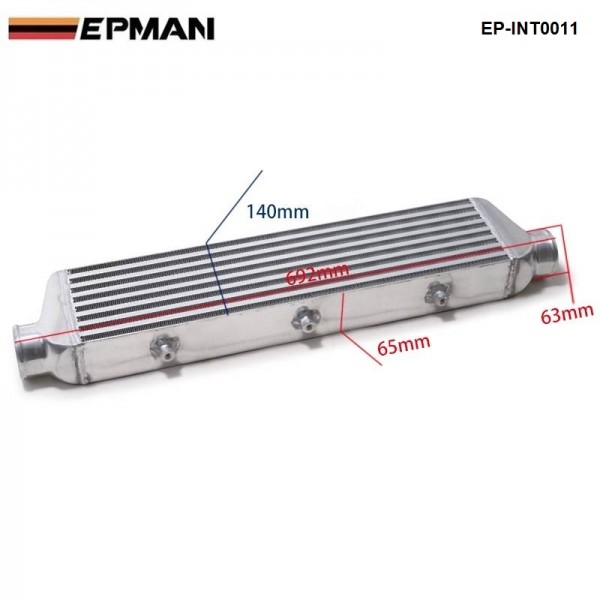 EPMAN 550x140x65mm Universal Front Mount Turbo Intercooler For Honda Civic Nissan Toyota EP-INT0011 EPMAN 550x140x65mm Universal Front Mount Turbo Intercooler For Honda Civic Nissan Toyota EP-INT0011