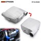 EPMAN - Universal Aluminum Bar & Plate Front Mount Water-To-Air Intercooler Inlet/Oulet 3" Core: 13.3" x12"X4.5" EP-SL5044B