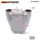 EPMAN Universal 12"x12"X4.5" Water to Air Intercooler 3" Air Inlet Outlet EP-SL5045A EPMAN Universal 12"x12"X4.5" Water to Air Intercooler 3" Air Inlet Outlet EP-SL5045A