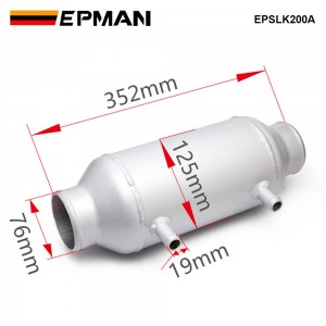 EPMAN 5" X 8" Barrel Chargecooler / Water / Liquid to Air Turbo Intercooler For Supercharger Engine EPSLK200A