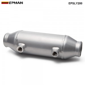 EPMAN Barrel Style Cooler Liquid to Air Intercooler 4" x8" ID/OD 2.5" For Supercharger Engine EPSLY200
