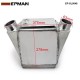 EPMAN Universal Aluminum 15" x 11" x 4.5" Bar & Plate Front Mount Water-To-Air Intercooler Inlet/Outlet: 2.5" EP-SL5048 EPMAN Universal Aluminum 15" x 11" x 4.5" Bar & Plate Front Mount Water-To-Air Intercooler Inlet/Outlet: 2.5" EP-SL5048
