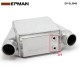 EPMAN Universal Aluminum 15" x 11" x 4.5" Bar & Plate Front Mount Water-To-Air Intercooler Inlet/Outlet: 2.5" EP-SL5048