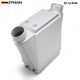 EPMAN Universal Aluminum 15" x 11" x 4.5" Bar & Plate Front Mount Water-To-Air Intercooler Inlet/Outlet: 2.5" EP-SL5048