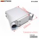 EPMAN Universal Aluminum 15" x 11" x 4.5" Bar & Plate Front Mount Water-To-Air Intercooler Inlet/Outlet: 2.5" EP-SL5048