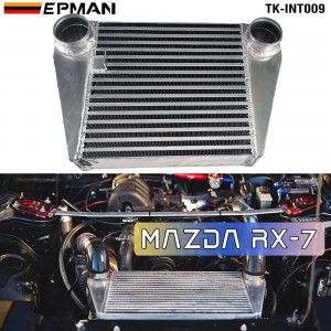 EPMAN Aluminum Intercooler Outlet 2.75" For Mazda RX-7 13B ROTARY RX7 S4 FC3S FC V-Mount Cooling System TK-INT009