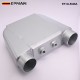 EPMAN Universal Aluminum Bar & Plate Front Mount Water-To-Air Intercooler Inlet/Oulet 3.5" Core: 250 X 220 X 115mm EP-SL5046A