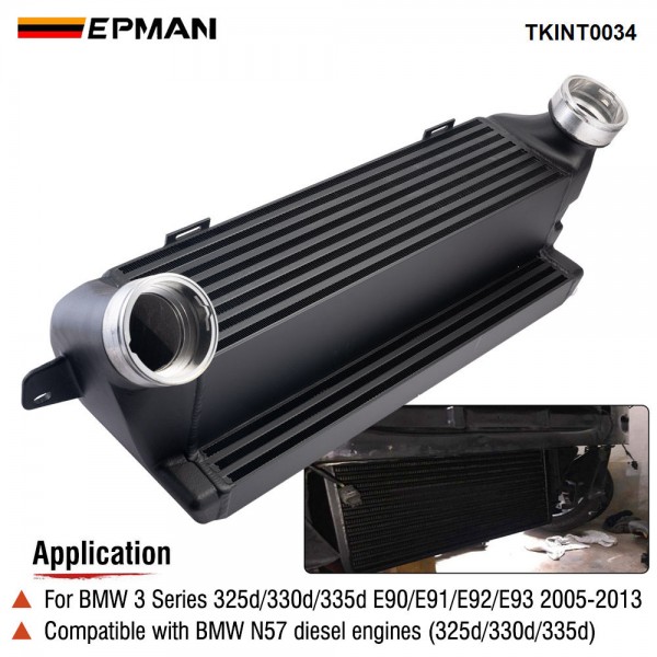 EPMAN Turbo Diesel Intercooler Kit Fits BMW E90/E91/E92/E93 (2005-2013) - Track & high-performance street Use TKINT0034 EPMAN Turbo Diesel Intercooler Kit Fits BMW E90/E91/E92/E93 (2005-2013) - Track & high-performance street Use TKINT0034