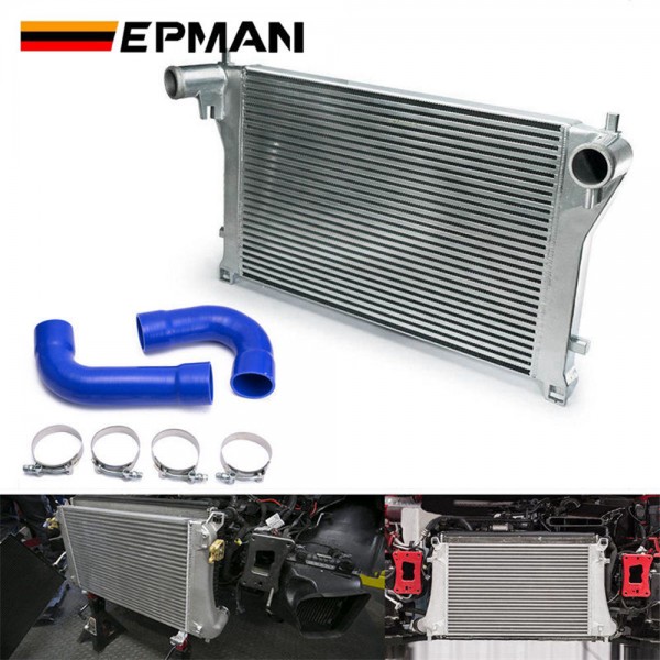 EPMAN Aluminum Bolt On Intercooler Kit With Pipe For Audi A3/S3/For VW Golf R MK7 EA888 1.8T 2.0T TSI EPMAN Aluminum Bolt On Intercooler Kit With Pipe For Audi A3/S3/For VW Golf R MK7 EA888 1.8T 2.0T TSI