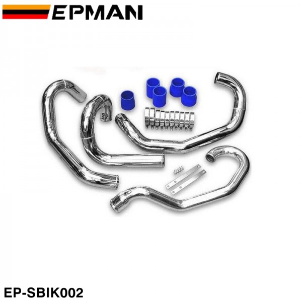 EPMAN Intercooler + Pipings + Silicone Hose +T-Bolt Clamps For Subaru WRX Impreza GC8 95-00 EP-SBIK002Q EPMAN Intercooler + Pipings + Silicone Hose +T-Bolt Clamps For Subaru WRX Impreza GC8 95-00 EP-SBIK002Q