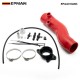 EPMAN 3.0" Silicone Turbo Inlet Hose Pipe for Subaru WRX 2022-2025 CNC Bille Aluminum Velocity Stack Flange Included EPAA01G283