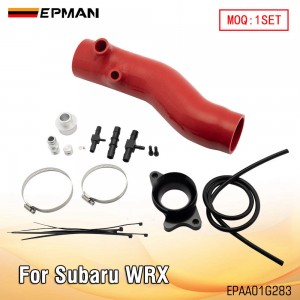 EPMAN 3.0" Silicone Turbo Inlet Hose Pipe for Subaru WRX 2022-2025 CNC Bille Aluminum Velocity Stack Flange Included EPAA01G283