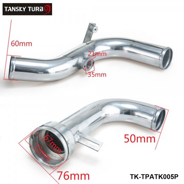 EPMAN For Volkswagen VW Golf GTI MK5 MK6 2.0T Turbo Piping Kits Aluminium Boost Pipe TK-TPATK005P
